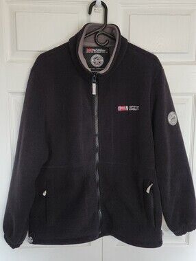 OUTDOOR NORWAY Black Thick Fleece Zip Fleece Jacket TORLEON 086 Mens SMALL